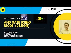 multisim,AND gate using DIODES,multisim,