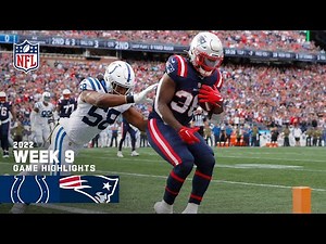 Indianapolis Colts vs. New England Patriots | 2022 Week 9 Game Highlights