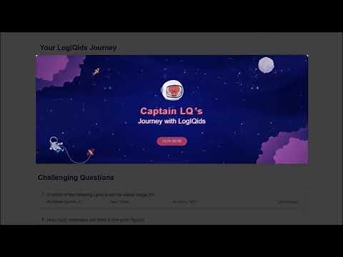 LogIQids - Track Child Progress and Improvement Across Topics
