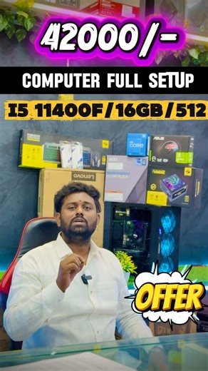 Under ₹42,000/ i5 11th Gen Pc Setup Pc Build | Photography & Graphics Design| Editing Pc 2025