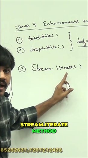 Java Stream.iterate: Static Method Explained Simply #shorts