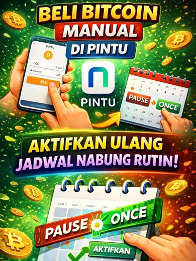 Beli Bitcoin Manual di PINTU: Panduan dan Tips