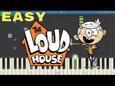 How to play The Loud House Theme - EASY Piano Tutorial