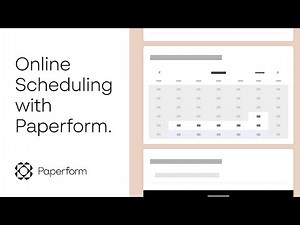 How to Use Paperform to Create an Appointment Scheduler
