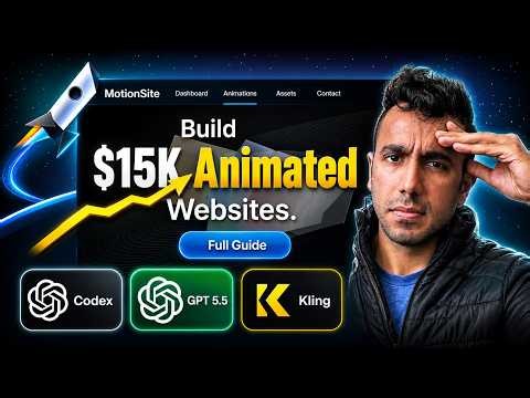 Codex + GPT 5.5 + Kling = $15k Animated Website!! (Full Guide)