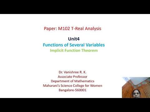 Implicit Function Theorem