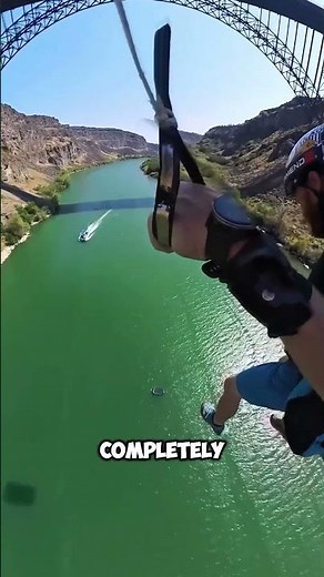 💦🪂 Parachute Landing Fail on Inflatable Boat