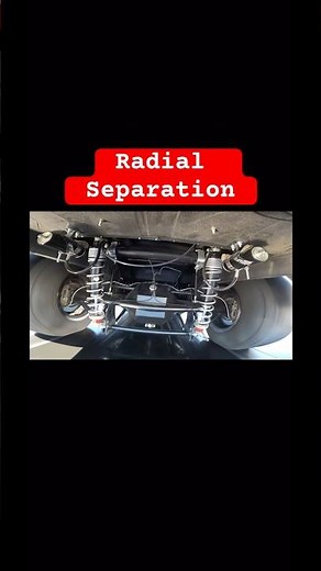 #automobile #turbotuesday #dragracing Drag Radial suspension | 7" Separation for Maximum Traction 🚗💨