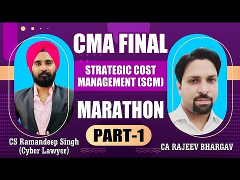 CMA FINAL STRATEGIC COST MANAGEMENT(SCM) MARATHON BY CA RAJEEV BHARGAV