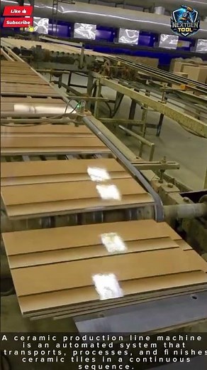 Production Line Machine for Uniform and Fast Ceramic Tile Manufacturing#tool