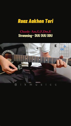 Imran on Instagram: "Raaz🩶.. #reels #instagram #guitarist #tutorial #raaz"