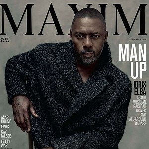 Idris Elba marque l'histoire en étant le premier homme sur la couverture du magazine Maxim - Hollywoodpq.com