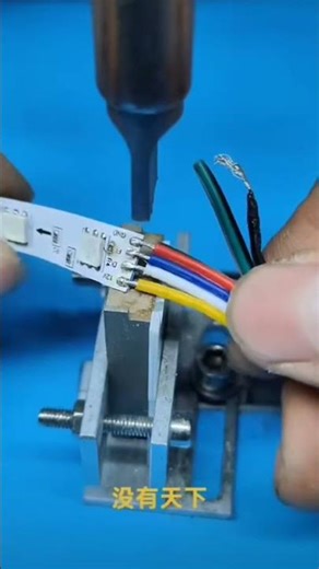 Fast RGB LED Strip Soldering with Machine ⚡ | Automatic Soldering Process