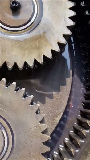 Checking Gears for Wear and Damage #MachineMaintenance #GearTesting #FactoryWork