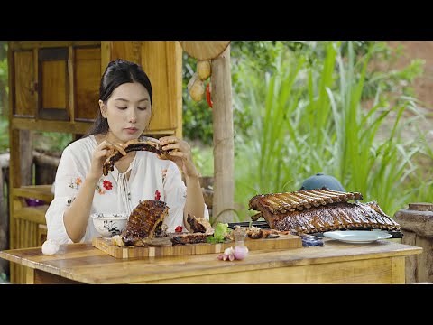 Vietnamese Grilled Pork Ribs – Sườn Nướng Recipe | Authentic Street Food from Vietnam