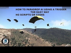 ARMA 3 Paradrop AI using a trigger with the Eden editor THE EASY WAY