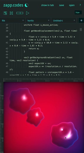 shader #javascript #code #programming #creativecoding #webdevelopment #developer #software #gemini
