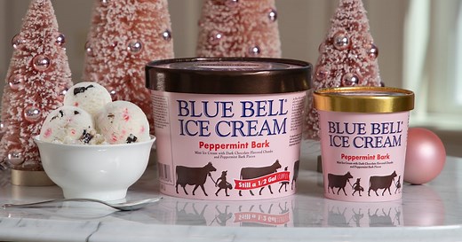 Blue Bell announces return of 'holiday favorite' Peppermint Bark ice cream