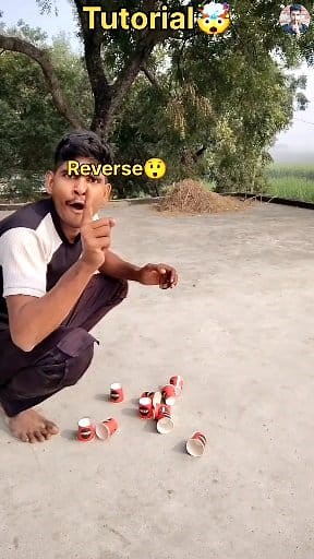 Amazing se reverse ◀️😲 challenge kap magic tricks 😳 tutorial 🤯 | Lavkush Lavk