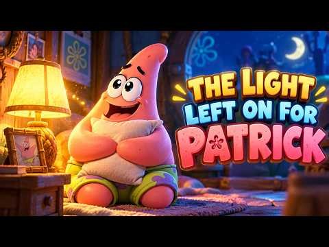 The Light Left On for Patrick! 💡🌙 Learn English Slow Stories | SpongeBob Funny Animation