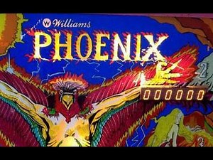 1978 Williams PHOENIX Pinball Machine In Action