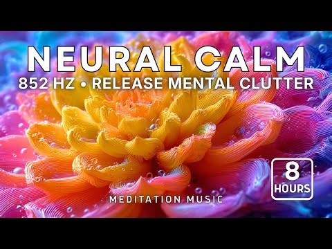 852 Hz 🧘‍♂️ Neural Calm • Release Mental Clutter & Enhance Focus | Meditation Music