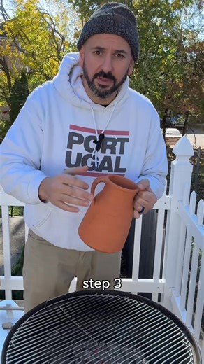 Today is Dia de São Martinho! Derrick decided to go old school and make chestnuts the “old fashioned” way using a clay pottery chestnut roaster! These chestnuts are imported from Portugal and can be purchased at shopportuguese.com all month! #sponsored #castanhas #chestnuts #theportuguesekids #portugueseproblems #portugal #azores #shopportuguese | Portuguese Kids