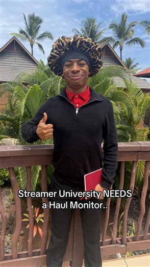 Let me be Haul Monitor in Streamer University. @Kai Cenat #streameruniversity