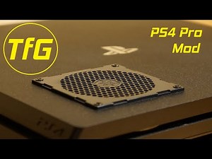 PS4 Pro Fan / Case Mod + Results - PS4 Pro Loud Fan Fix