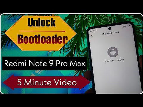 Officially Unlock Bootloader Of Redmi Note 9 Pro MAX 🔥🔥