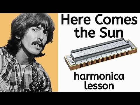 How to Play 'Here Comes the Sun' Harmonica Lesson & Tab