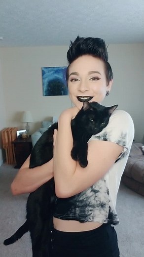 😾😾😾 #cat #ineedmycat #comedy #funny #silly #acting #actor #punk #foryou #lypsync #expression #duetthis #blackcat