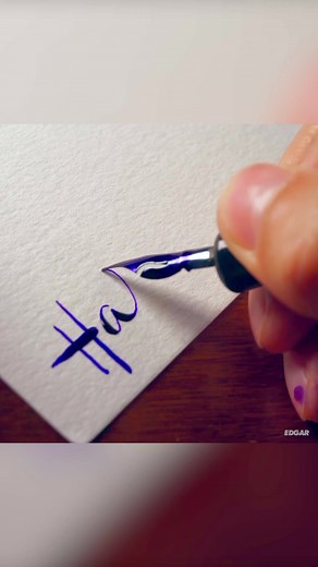 Lettering the Hallmark logo #lettering | Made by Edgar