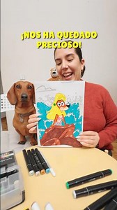 I'm coloring my cartoons! 🤩💖