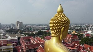 Paknam Phasi Charoen Temple Stock Video