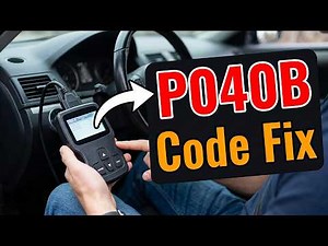 How To Fix P040B Code - EGR Temperature Sensor A Repair - Exhaust System Troubleshooting