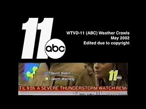 WTVD-11 (ABC) Weather Crawls, May 2002