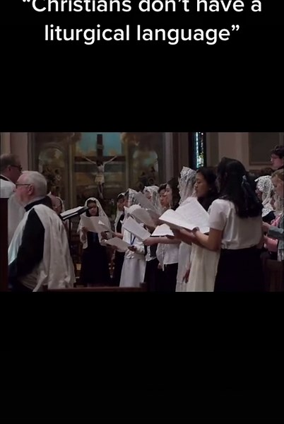 Latin has left the chat. #christianity #christian #catholicism #catholic #liturgy #mass #latin #fyp #fypシ #foryoupage #foryou