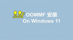 OOMMF 微磁软件安装（基于Windows11）