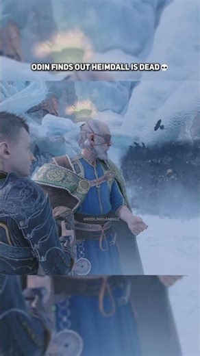 Odin Finds Out Heimdall is Dead #shorts #gaming #godofwarragnarok