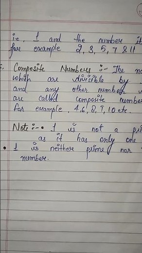Class 10 Maths chapter 1 Real number notes (part 1)