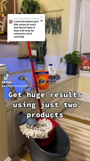 Effortless Room Cleaning with Tide & Bleach