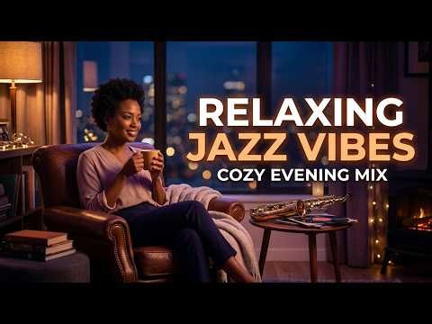 Thunderstorm Jazz ⛈️ - Cozy Smooth Jazz With Thunder For Sleep & Calm