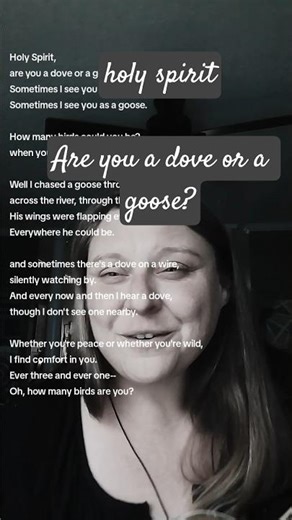 New Song! contemplating the holy spirit as a dove or a goose... #originalsong #ukulele #prayersong