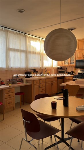 Charming Pink Kitchen Designs with Tiled Countertops