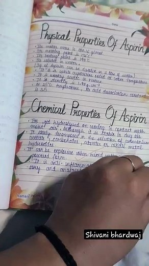 synthesis of aspirin or formation of aspirin project file class 12 Cbse of chemistry