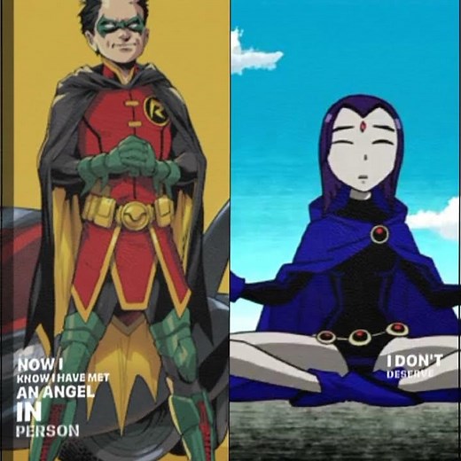 Damián Wayne x Raven ships amor ❤️💜