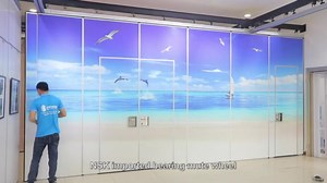 Colorful Design Kindergarten Movable Partition Wall Operable Wall Sliding Wall for Classroom