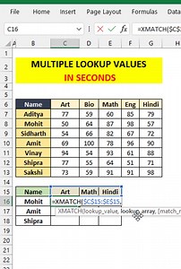 Multiple value Vlookup Trick in Excel💪 #exceltricks #exceltips | Mukul Jain