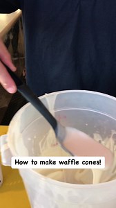 How they make waffle cones! 🍦 | Los Angeles Eats